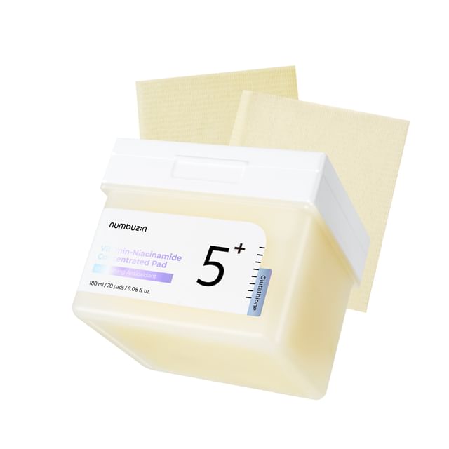 numbuzin-No5 Glutathione Vitamin-Niacinamide Concentrated Pad - Disques concentrés en vitamines et niacinamide