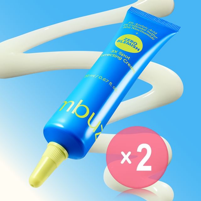 numbuzin-Zero Blemish 3X Spot Correcting Cream 2pcs Bundle Set