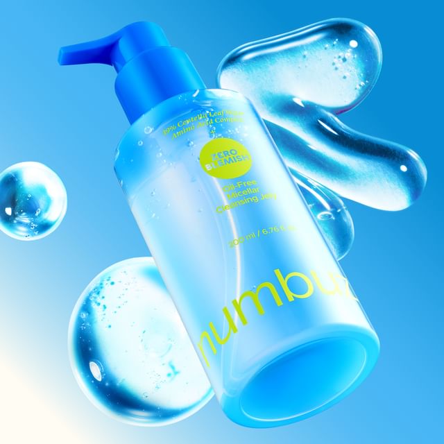 numbuzin-Zero Blemish Oil-Free Micellar Cleansing Jelly - Gelée nettoyante