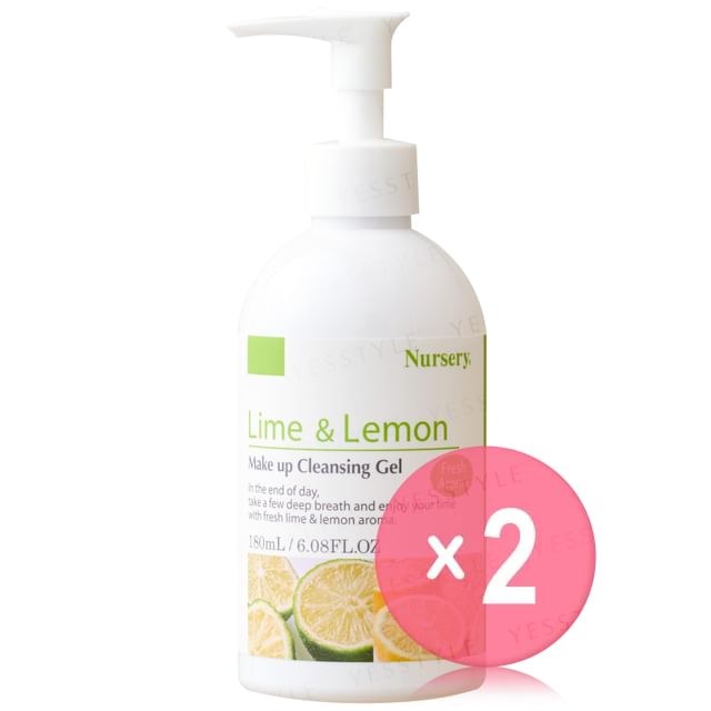 Nursery-Lime Lemon Make Up Cleansing Gel Fresh Aroma 2pcs Bundle Set
