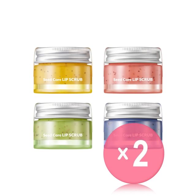 nuse-Seed Care Lip Scrub - 4 Types 2pcs Bundle Set