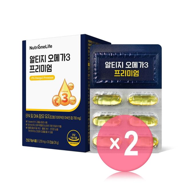 Nutrione-NutrioneLife rTG Omega3 Premium 2pcs Bundle Set