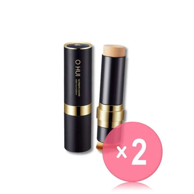 O HUI-Ultimate Cover Stick Foundation - 2 Colors 2pcs Bundle Set