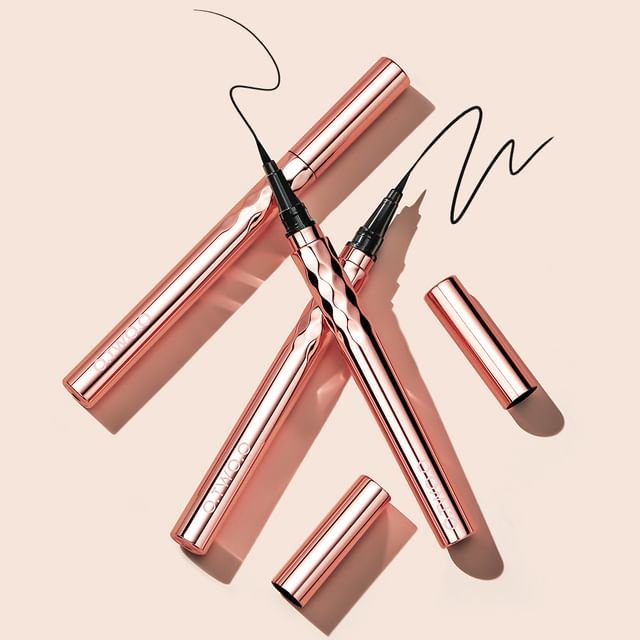 O-TWO-O-Gold Embroidery Eyeliner-Nero