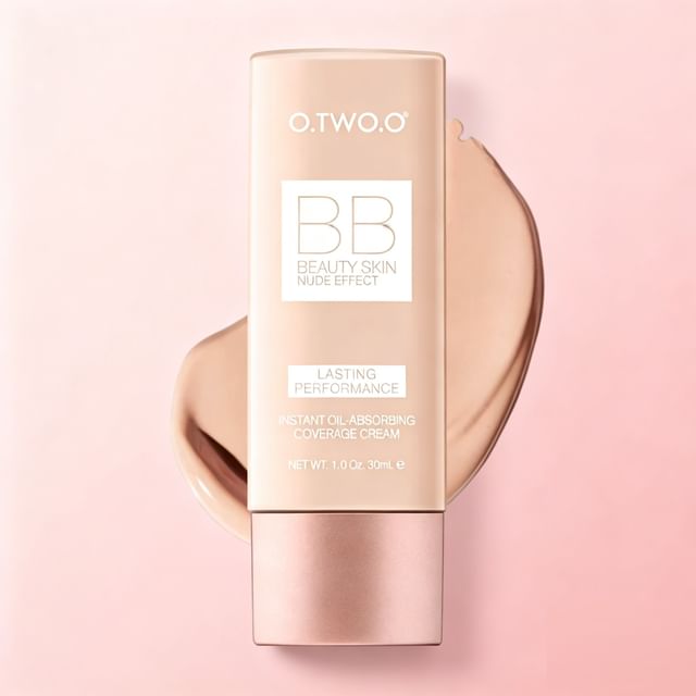 O-TWO-O-Instant Oil-Absorbing Coverage BB Cream - 4 Shades