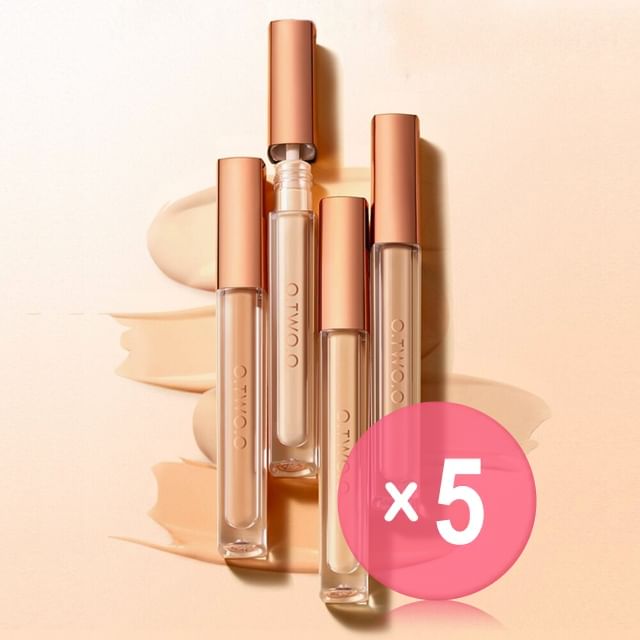 O-TWO-O-Lightweight And Seamless Concealer - 4 Colors 5pcs Bundle Set