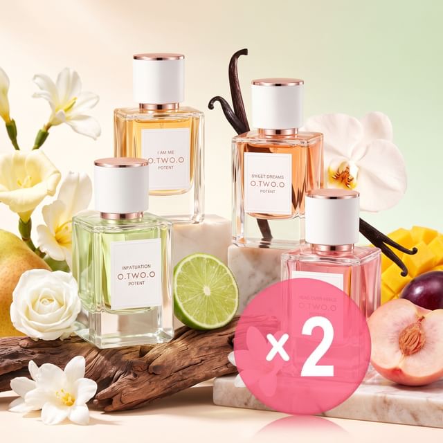 O-TWO-O-Memory Collection Parfum - 4 Flavours 2pcs Bundle Set