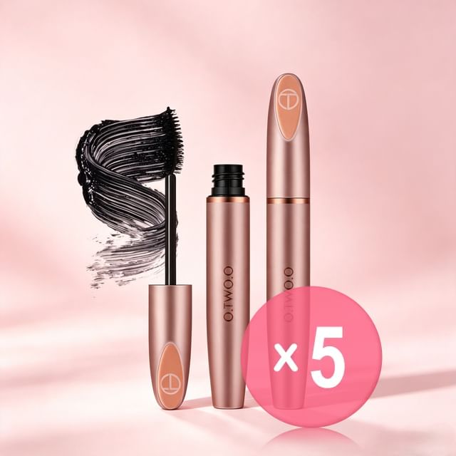 O-TWO-O-Microfiber Lash Mascara 5pcs Bundle Set-Black X 5 Pcs
