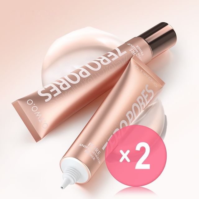 O-TWO-O-Zero Pores Makeup Primer 2pcs Bundle Set