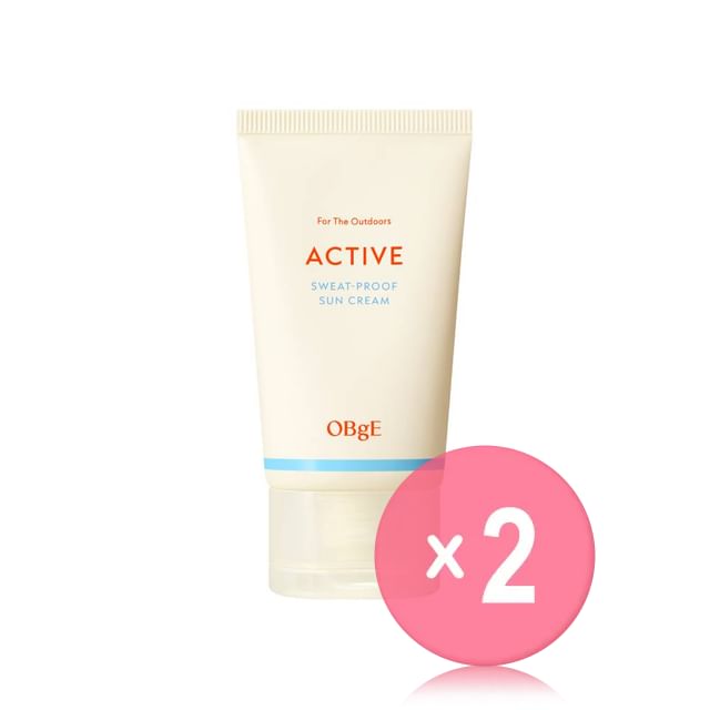 OBgE-Active Sweat-Proof Sun Cream 2pcs Bundle Set