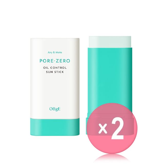 OBgE-Pore Zero Oil Control Sun Stick 2pcs Bundle Set