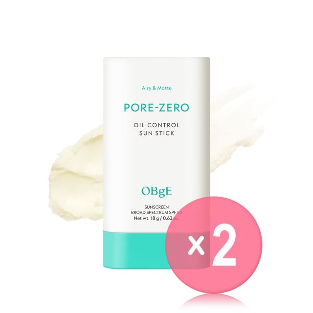 OBgE-Pore Zero Oil Control Sun Stick OTC Version 2pcs Bundle Set