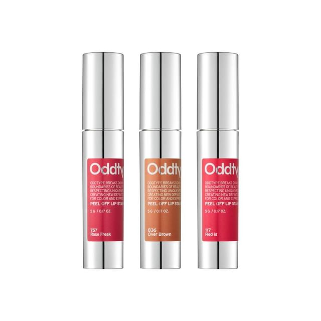 Oddtype-Tinta de Lábios Peel Off - 3 Cores