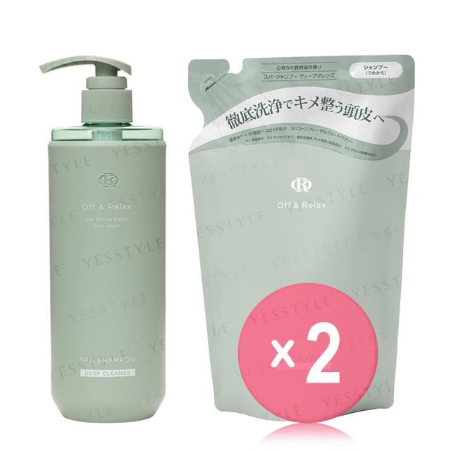 Off - Relax-Spa Shampoo Deep Cleanse 2pcs Bundle Set