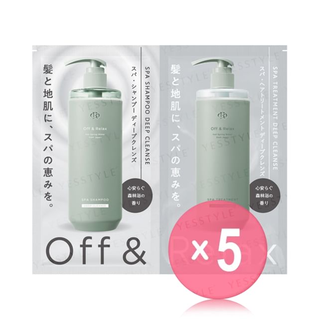 Off - Relax-Spa Shampoo Treatment Deep Cleanse Trial Set 5pcs Bundle Set