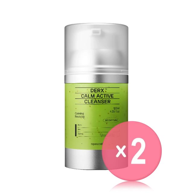 oganacell-Derx Calm Active Cleanser 2pcs Bundle Set