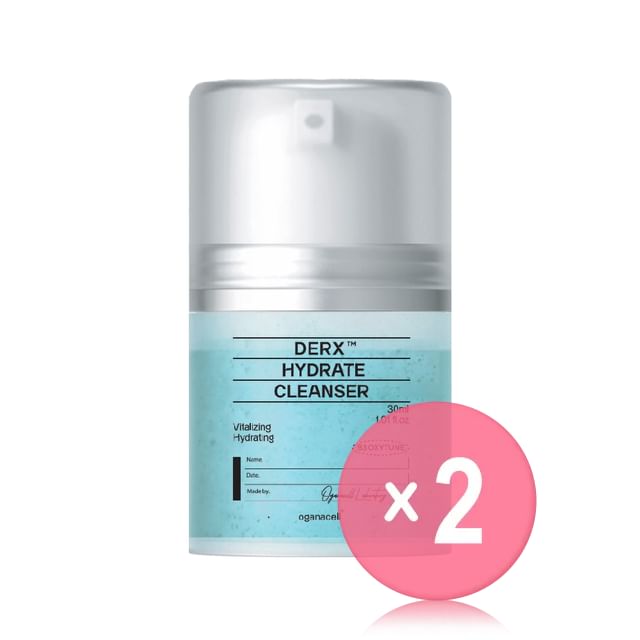 oganacell-Derx Hydrate Cleanser 30ml 2pcs Bundle Set
