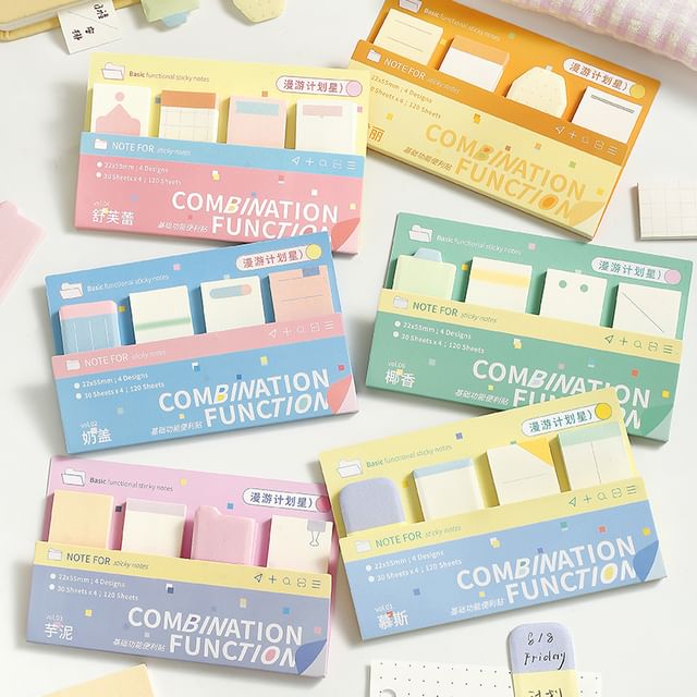 OH-LEELY-Print Index Tab Sticky Notes Various Designs