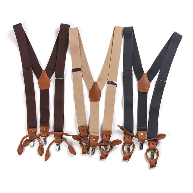 OKONKWO-Adjustable Clip-On Suspenders