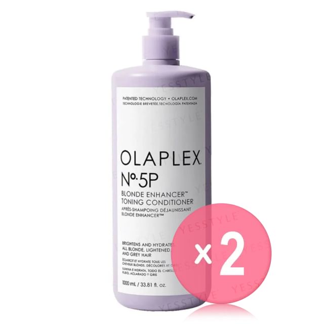 OLAPLEX-No5P Blonde Enhancer Toning Conditioner 1000ml 2pcs Bundle Set