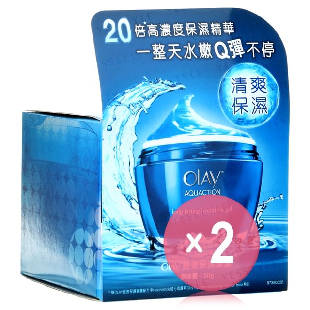 Olay-Aquaction Long Lasting Hydration Gel 2pcs Bundle Set