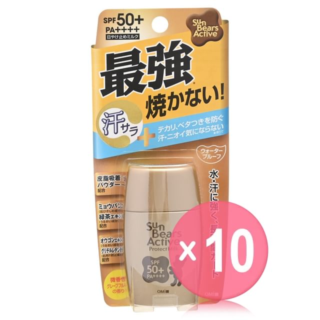 OMI-Sun Bears Active Protect Milk Sunscreen SPF 50 PA 10pcs Bundle Set