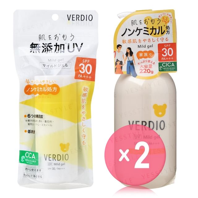 OMI-Verdio UV Mild Gel N SPF 30 PA 2pcs Bundle Set