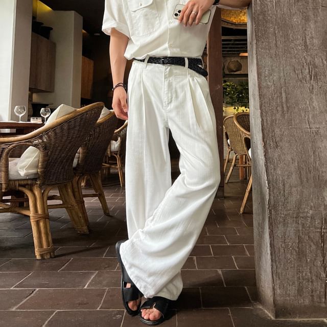 Omozando-High Waist Wide Leg Jeans