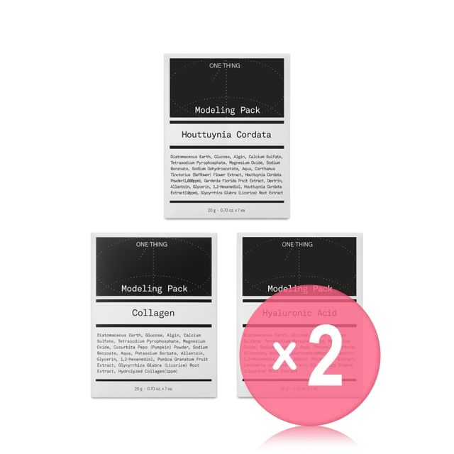 ONE THING-Modeling Pack Set - 3 Types 2pcs Bundle Set