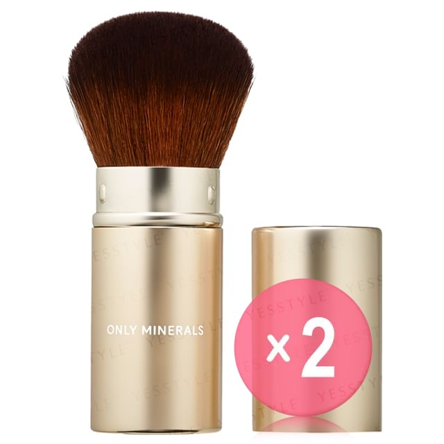 ONLY MINERALS-Pocket Foundation Brush 2pcs Bundle Set