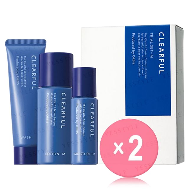 Orbis-Clearful Trial Set M Moist 2pcs Bundle Set