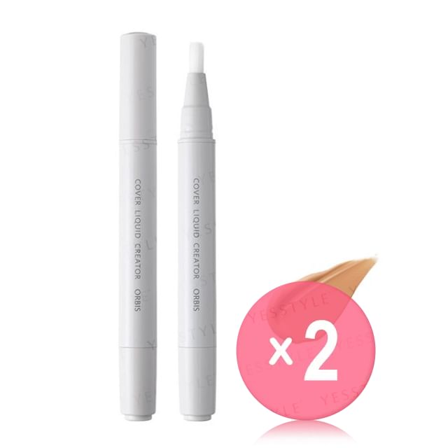 Orbis-Cover Liquid Creator SPF 25 PA 2pcs Bundle Set