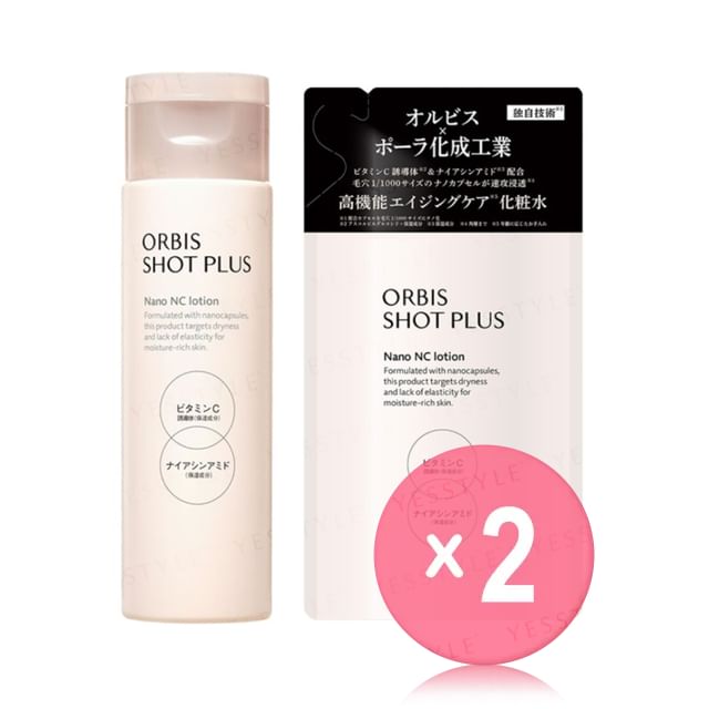 Orbis-Shot Plus Nano NC Lotion 2pcs Bundle Set