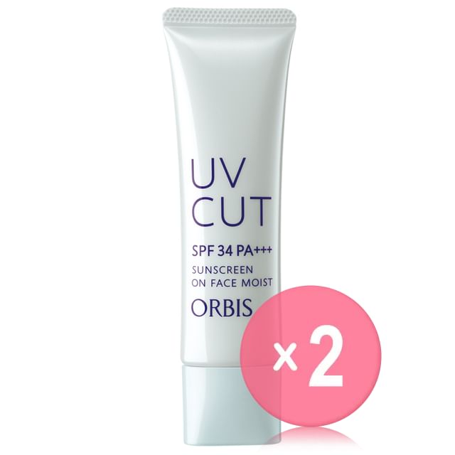 Orbis-UV Cut Sunscreen On Face Moist SPF 34 PA 2pcs Bundle Set