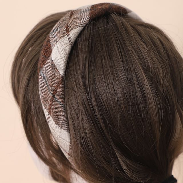 Ordinario-Argyle Fabric Headband Various Designs