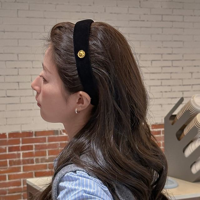 Ordinario-Coin Velvet Headband