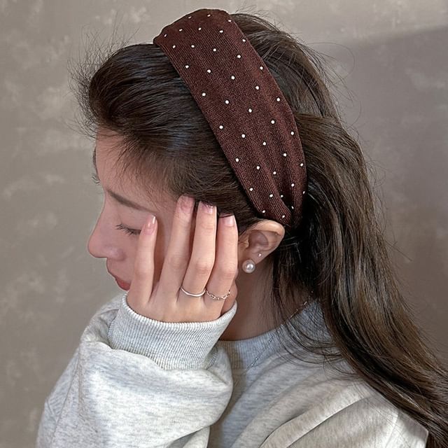 Ordinario-Dotted Headband