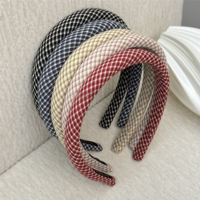 Ordinario-Plaid Headband