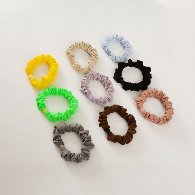 Ordinario-Set of 3 Plain Scrunchie