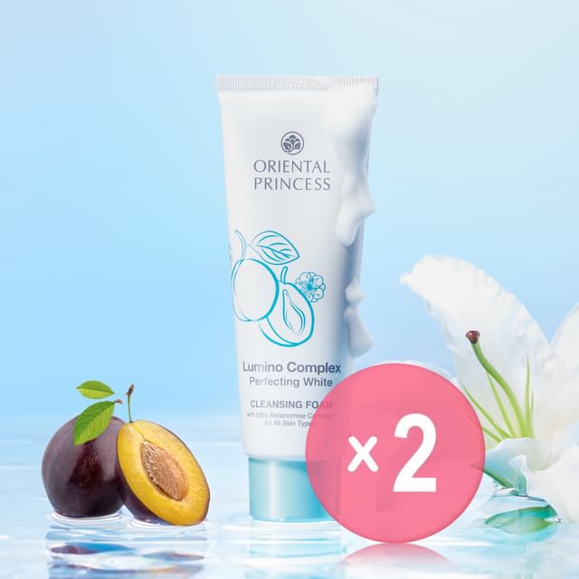 ORIENTAL PRINCESS-Lumino Complex Perfecting White Cleansing Foam 2pcs Bundle Set