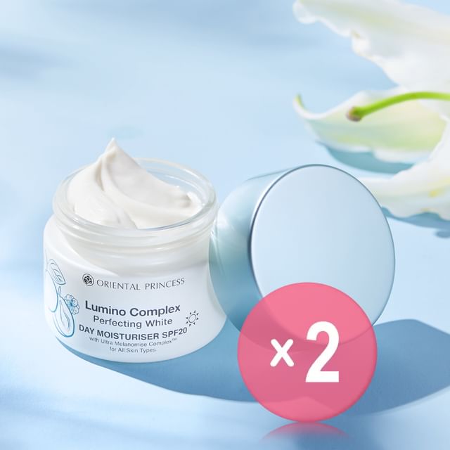 ORIENTAL PRINCESS-Lumino Complex Perfecting White Day Moisturiser SPF20 2pcs Bundle Set