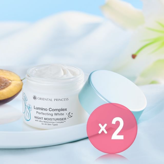 ORIENTAL PRINCESS-Lumino Complex Perfecting White Night Moisturiser 2pcs Bundle Set