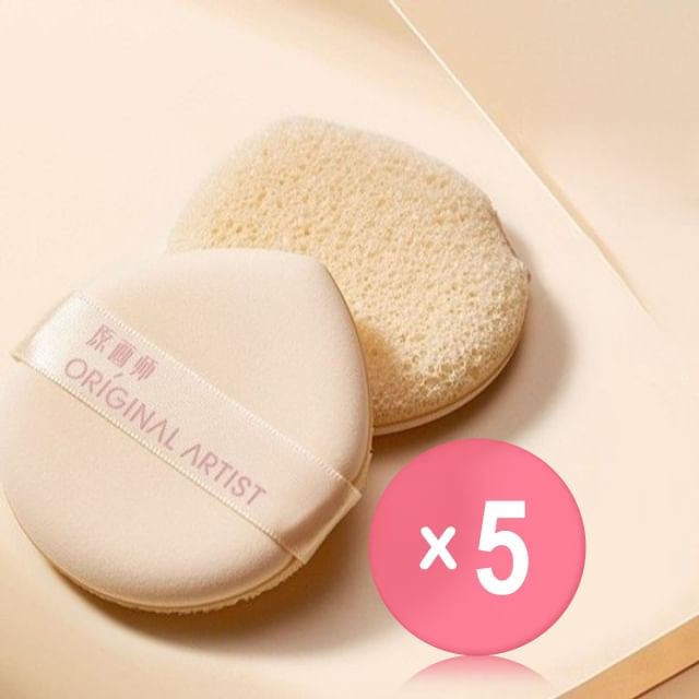 ORIGINAL ARTIST-Multi-Use Cleansing Makeup Puff 5pcs Bundle Set