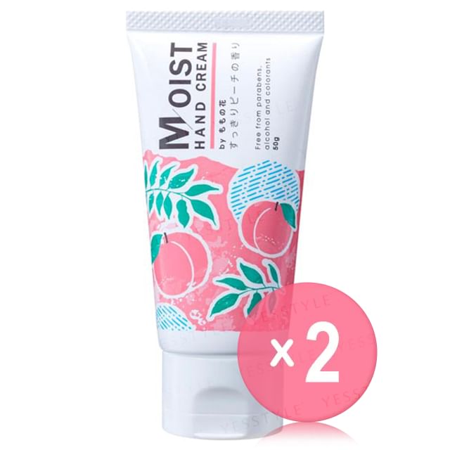 ORIGINAL-Momonohana Moist Hand Cream Refreshing Peach 2pcs Bundle Set