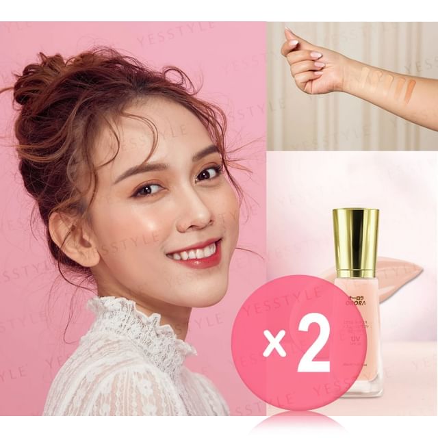 ORORA-Foundation SPF 35 01 2pcs Bundle Set
