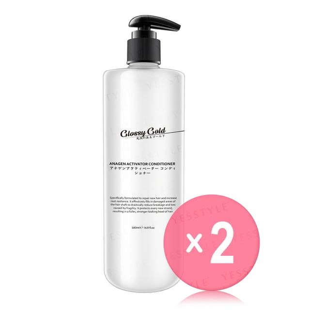 ORORA-GLOSSYGOLD Anagen Activator Conditioner 2pcs Bundle Set