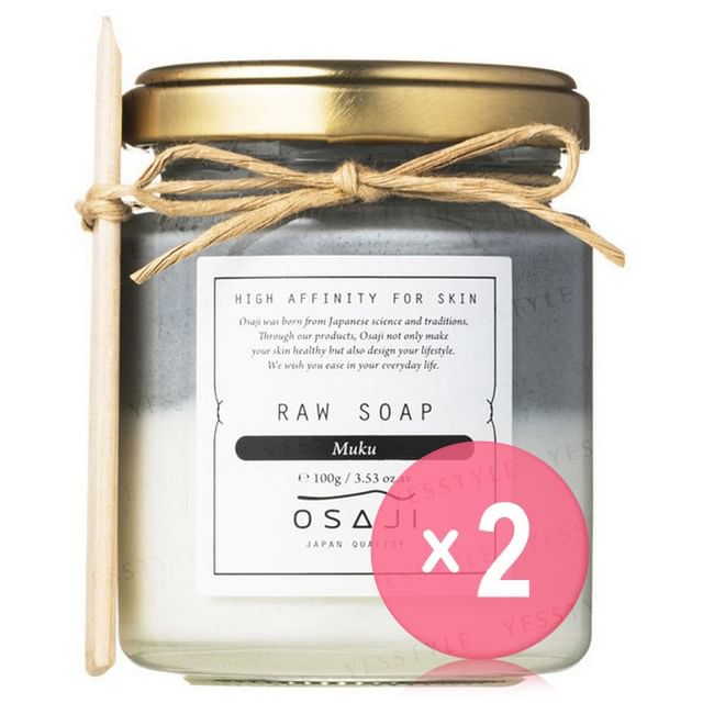 OSAJI-Muku Raw Soap 2pcs Bundle Set