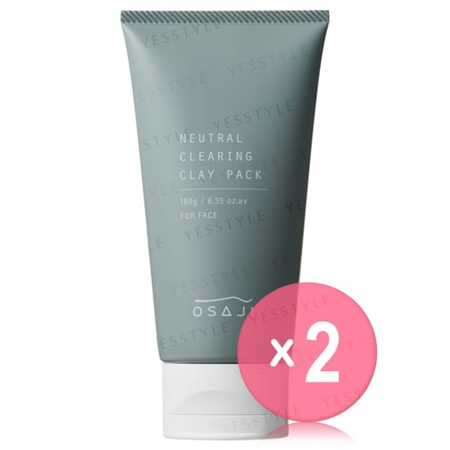 OSAJI-Neutral Clearing Clay Pack 2pcs Bundle Set
