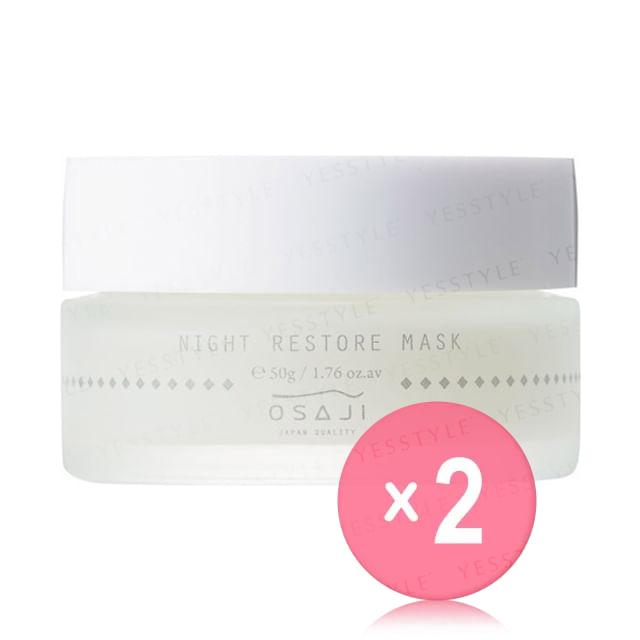 OSAJI-Night Restore Mask 2pcs Bundle Set
