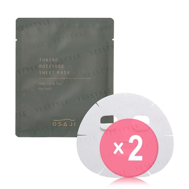 OSAJI-Tuning Moisture Sheet Mask 2pcs Bundle Set